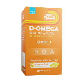 Vitamina D + Óleo de Peixe 120 cápsulas - D.Ômega